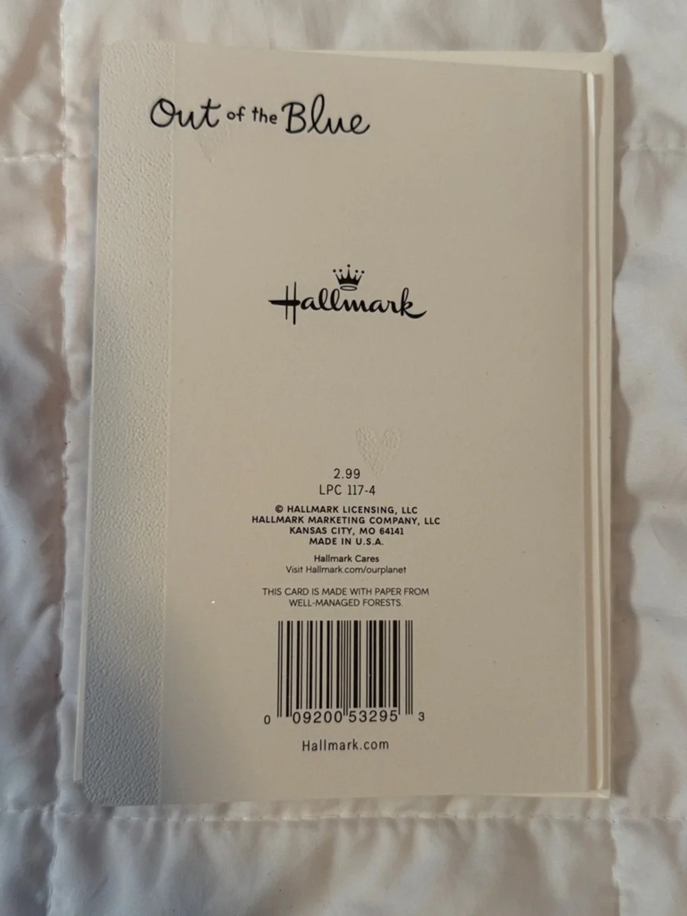 Hallmark brand new